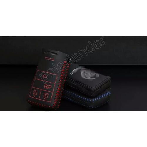 Only Red Hand sewing car key cover car key case Leather for CADILLAC ATS SRX XRX STS CTS SEVILLE SLS