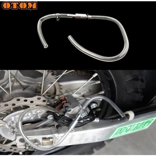 OTOM Motorcycle Car Brake Bleeder Pipes Clutch Brake Bleeder Hose One Way Valve Tube Bleeding Tool Kit For KTM TE KXF CRF YZF RM