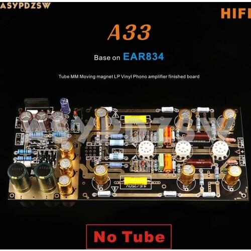 EAR834 RIAA MM Tube Phono amplifier 12AX7/ECC83 Turntable preamp kit (No tubes)