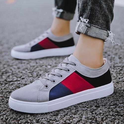 REETENE 2019 New Cheapest Casual Shoes Men Autumn Spring Casual Shoes Mens Canvas Shoes For Men Flat Loafers Shoes