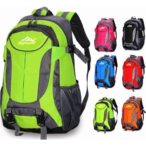 Outdoor Travel Leisure Backpack High Capacity Waterproof Hiking Bag for Men Women Student Schoolbag 40LClimbing Camping Rucksack