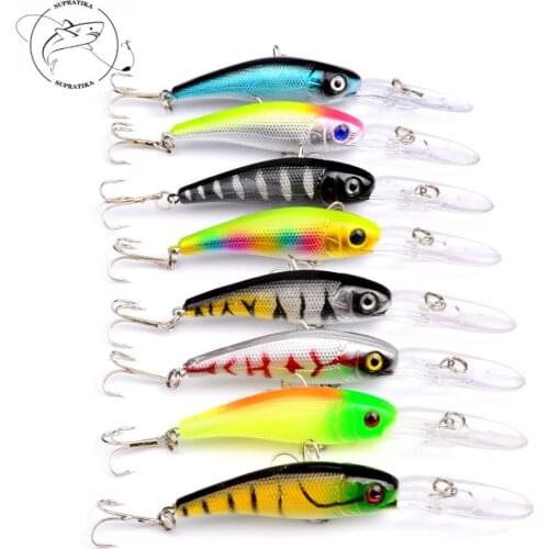1Pcs 3D Eyes Minnow Fishing Lures Hard Bait 10.1cm/7.8g Wobbler Crankbait Jerkbait Beach Trailer Bass Carp Decoy