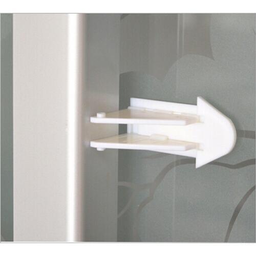 High Quality New 2PC/Lot Window Locks Kids Sliding Door Lock Baby Safety Sliding Window Lock Door Stopper Safe Protect