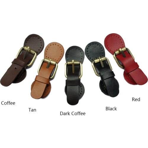 2pc Handmade DIY Bags Lock Buckle Self-Restraint Quality Genuine Leather Bag Accessories Hasp Clasp Buckle Mortise Lock