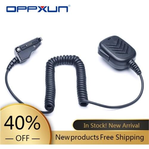 2021 Hot Sale OPPXUN Hand Microphone Mic Radio Speaker for Kenwood TK380 TK280 TK2140 TK385 TK3140 TK3185 TK480 Walkie Talkie