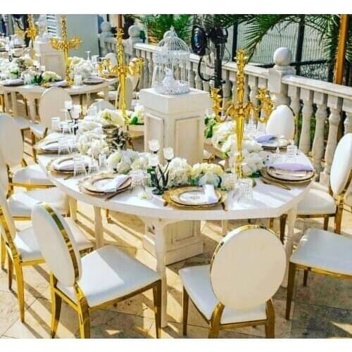 75cm Tall Table Centerpiece Gold Candelabra candle holder candlestick Wedding props 10pcs/lot