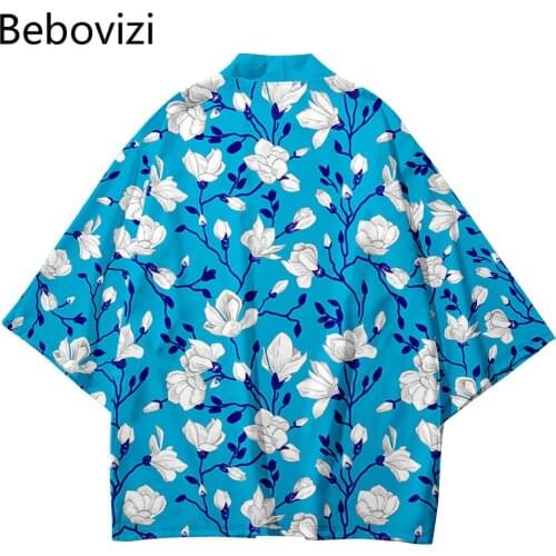 Oversized Plus Size Kimono Cosplay Top Yukata Clothing Leaf Print Loose Japanese Streetwear Cardigan Women Men Harajuku Haori