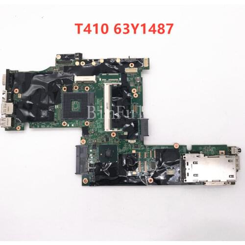 High quality For ThinkPad T410 T410I Laptop motherboard 63Y1487 100% full Tested