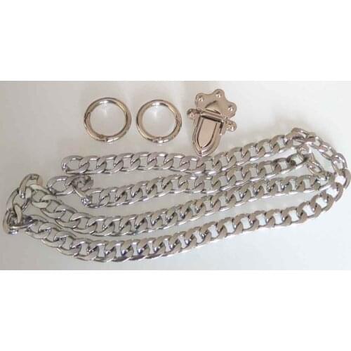 Silver color chain set