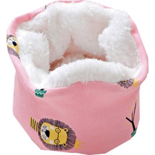 New Fashion Thick Cartoon Children Cotton Scarf Kids Velvet Windproof Warm Baby Plush Scarf Boys Girls O Ring Scarf