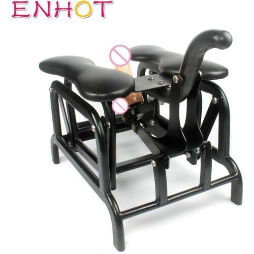 Strong Metal frame can load 200kg,15-20cm telescopic distance,Sex machine chair,sex furniture with one free dildo-Flying Bird