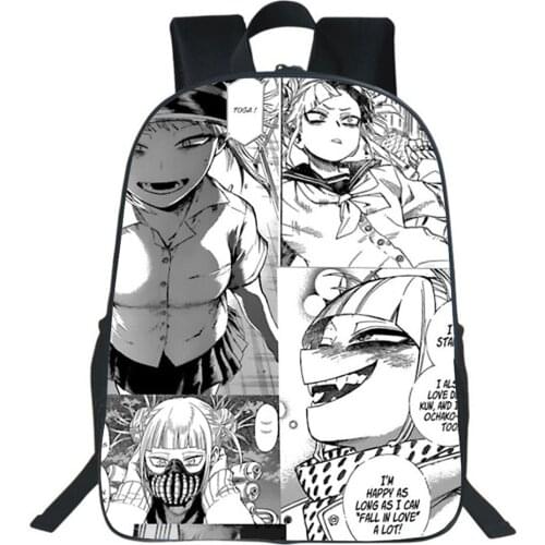 My Hero Academia Backpack Boy Girl Bag Teenager School Bags Japan Anime Lzuku Midoriya Bookbag Children Backpack Mochila