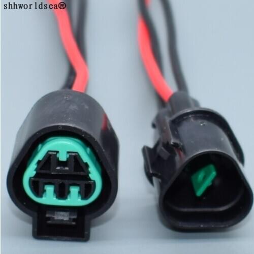 Shhworldsea 3 Pin 2.2mm male female PB625-03027 PB621-03020 Automotive Connector Headlight Socket For KIA