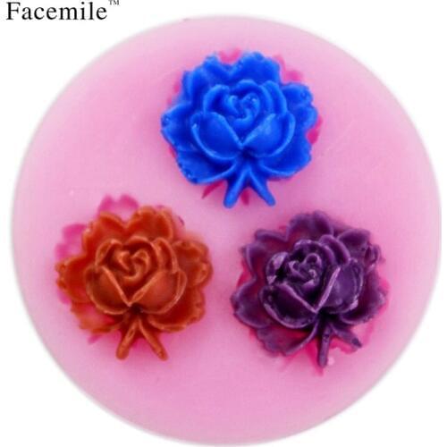 3D flowers shape silicone mold Eco-Friendly fondant decorating kithchen DIY cake decorating tool 50-62 Gift