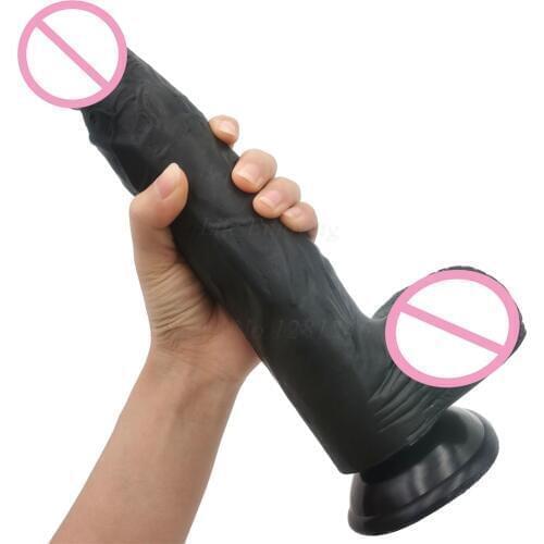 29x5.2 cm Super Large Male Realistic Penis Silicone Dildos Suction Cup G-Spot Big Dick for Bisexual Anal Plug Sex Toys For Women