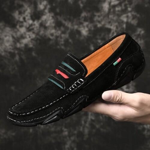 Luxury brand Loafers Shoes Men 2021 Summer Comfy Slip-On Men Casual Shoes Classic Driving Footwear Business Formal Shoes