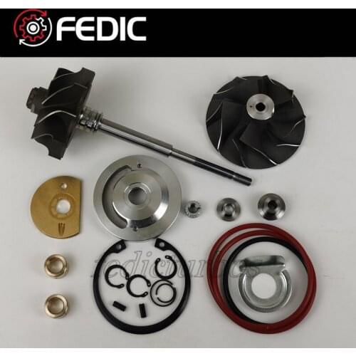 Turbo shaft and wheel + repair kit CT15B 17201-46040 for Toyota Chaser / Cresta Mark II / Tourer V / JZX100 Engine:1JZ 1JZ-GTE