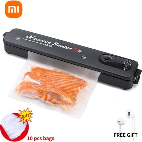 Xiaomi Youpin Vacuum Sealer New Food Packaging Machine Include 10 Vacuum Bags Sealing Packaging Automatic Commercial Household