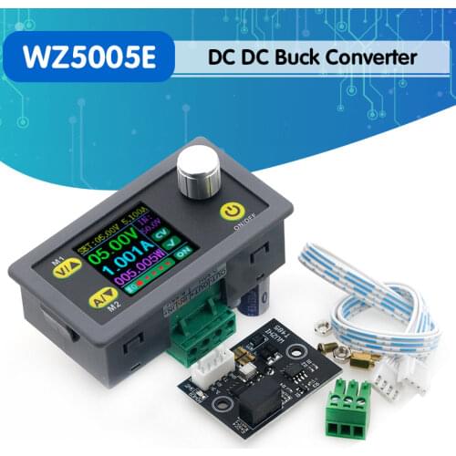 WZ5005E DC DC Buck Converter CC CV 50V 5A Power Module Adjustable Regulated laboratory power supply communication 5V 12V 24V 36V