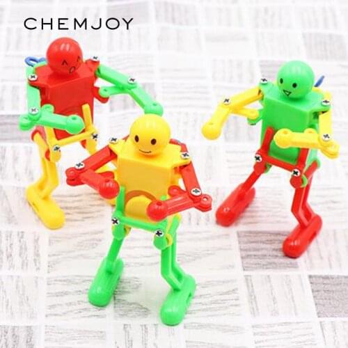 10pcs Wind Up Dancing Robot Toy Birthday Party Favors Gift for Kids Goodie Bag Fillers Carnival Prizes Pinata Stuffers Assorted
