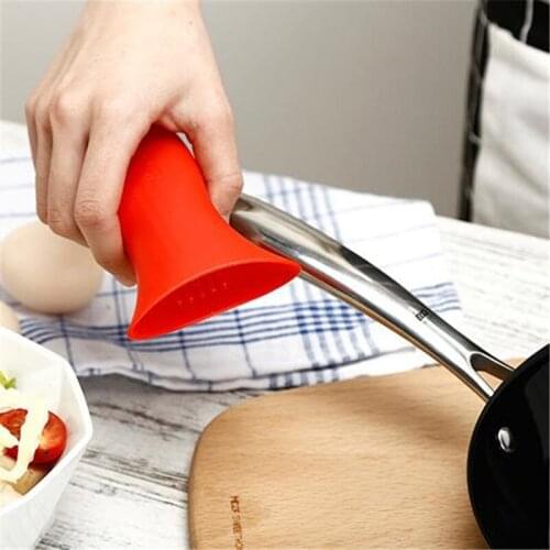 3 Pcs/Set Silicone Anti-skidding Pan And Pot Handle Heat Insulation Set Silicone Handle Kitchen Tools Set