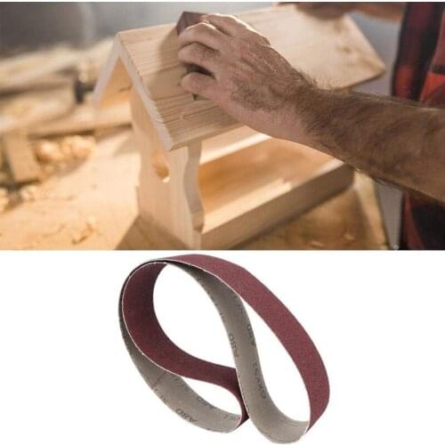 5 Pieces 75x533mm Sanding Belts 80/120/180/240/320 Assorted Grits 533 x 75mm Sanding Band for Sanding Wood Metal Paint