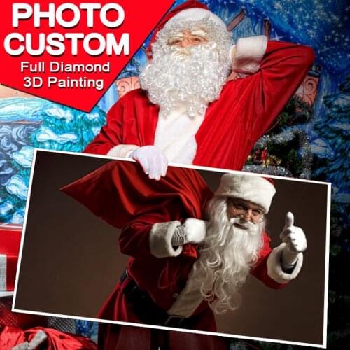 Photos Custom 5D Diamond Painting Full Drill Square/Round Diamond Embroidery Make Your Own Picture Of Rhinestones Mosaic Decor