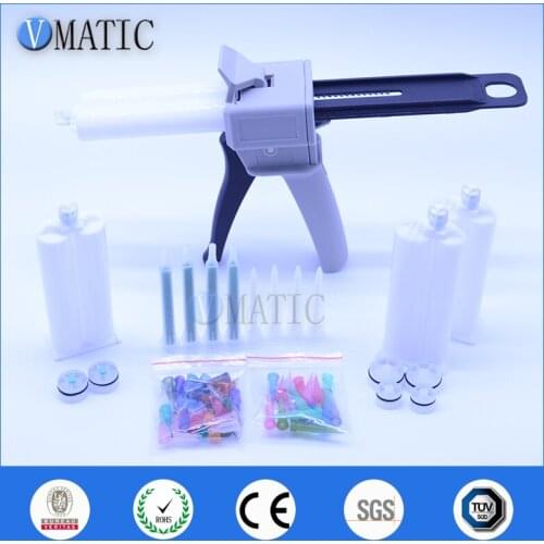 Free Shipping 2:1 & 1:1 50 ml 50 cc Manual Adhesive Dispensing Gun