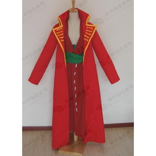 One Piece theater edition Z Red Roronoa Zoro Cosplay Costume