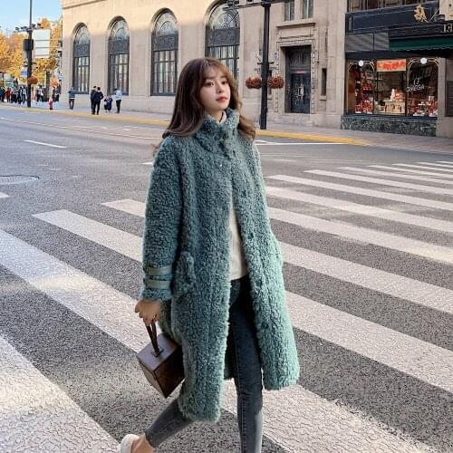 Long Coat Women 2020 New Faux Lamb Fur Coat Warm Thick Vintage Loose Ladies Coat Winter Jacket Women Faux Fur Coat Teddy Jacket