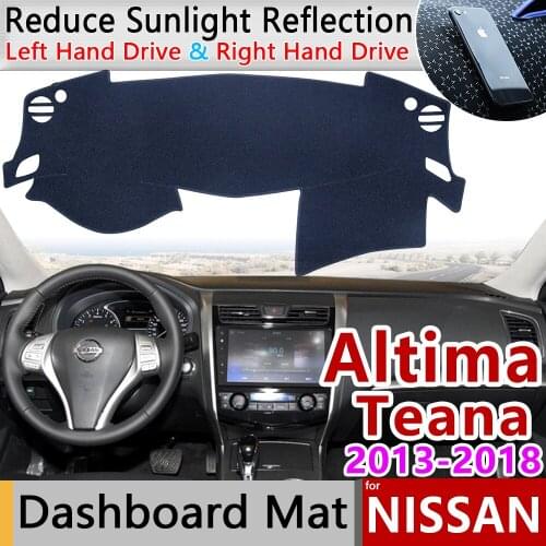 For Nissan Altima Teana L33 2013 2014 2015 2016 2017 2018 Anti-Slip Mat Dashboard Cover Pad Sunshade Dashmat Carpet Accessories