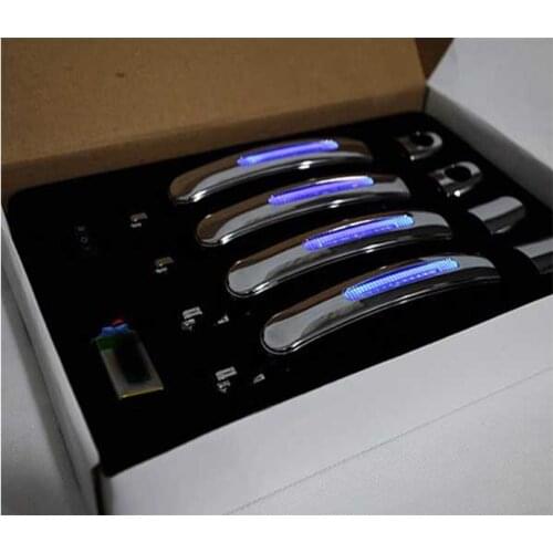For Toyota PREVIA Estima Door Handle With LED Strip Light