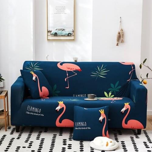 Printed sofa cover Polyester 1/2/3/4 seats Stretch sofa cover Removable for Living room Hotel