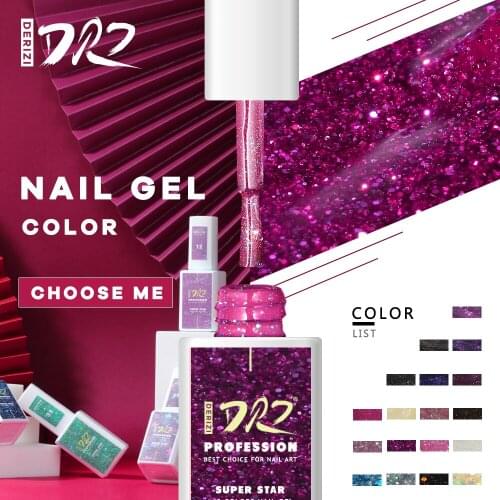 DERIZI Super Star Gel Nail Polish vernis semi permanant UV Nail Gel Lak Primer Soak Off Nail Art Gel Varnish Gelpolish Manicure