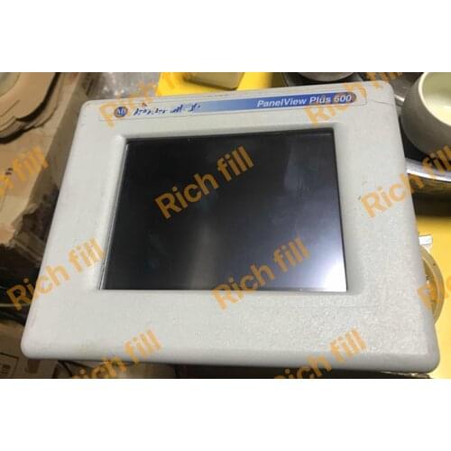 Used tested ok for AB 2711P-T6C20D PanelView Plus 600 Terminal Man-machine Interface