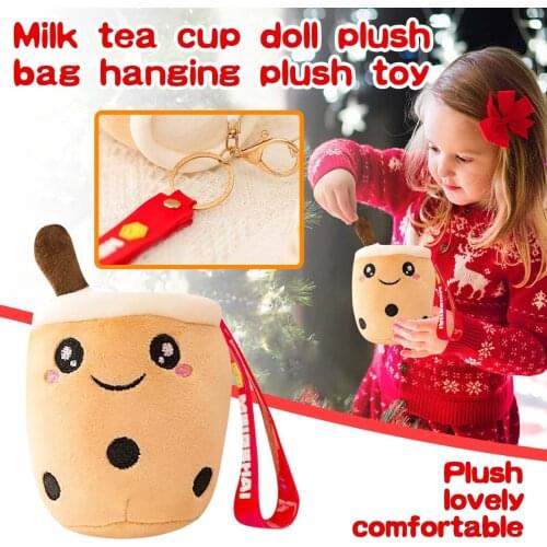 Lovely Keychain Doll Key Chain Pendant Milk Tea Cup Doll Plush Bag Pendant Bag Pendant Bag Car Charm Key Ring Jewelry For Women