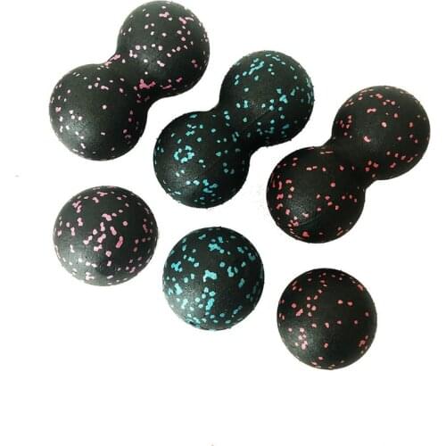 Myofascia Ball Peanut Massage Ball High Density Lightweight Fitness Body Fascia Massage Yoga Exercise Relieve Pain