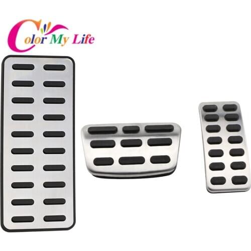 Stainless Steel Car Pedal Cover Pad for Hyundai Accent Solaris I20 2011-2016 Creta Ix25 for Kia K2 Rio Soul MT AT Car Styling