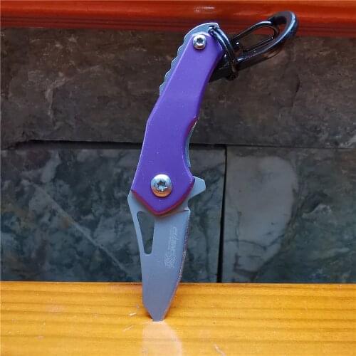 7CR13MOV Blade 58HRC Quick Open Steel Folding Self-Defense Knife Outdoor Tactical Camping Survival Hunting Pocket Knives