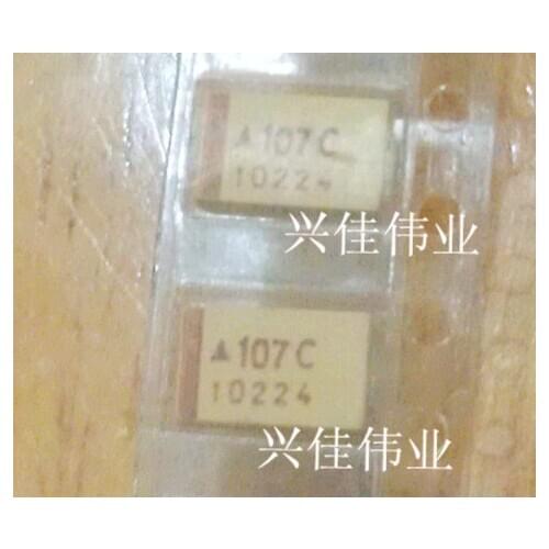 Original 20pcs/ 16V100UF 107 100UF 16v D7343 D Tantalum Capacitor