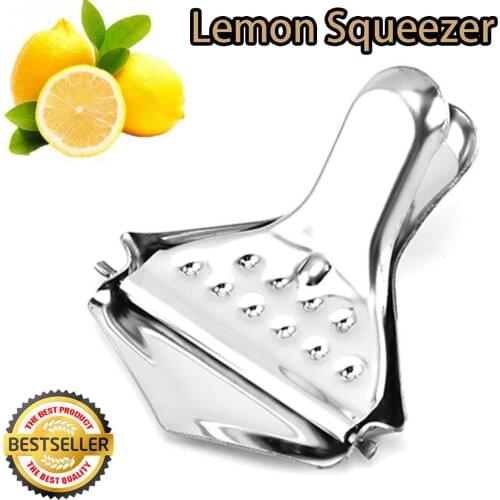 Stainless Steel Lemon Squeezer Lemon Clip Manual Juicer Home Kitchen Utensils Clip