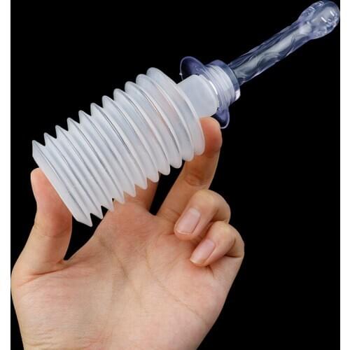 Enema Rectal Syringe Vaginal Rinse Plug Anal Vaginal Shower Cleaner Sprayer Medical Anal Cleaner Adult Anal Toy 100/150/180ML