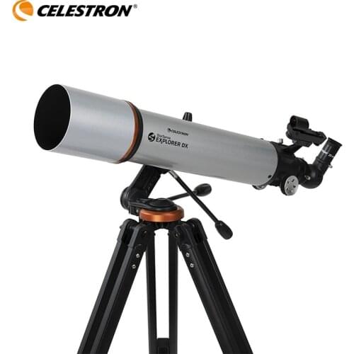 Celestron Astronomical Telescope StarSense Explorer DX 102AZ Smartphone App-Enabled 102mm F/6.5 RefractorOptical Tube Newtonian