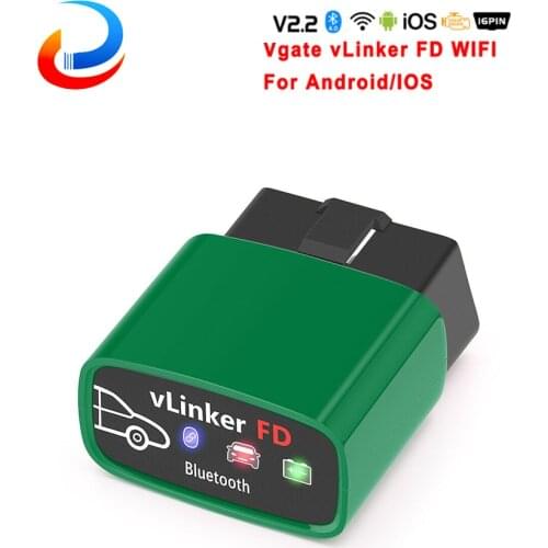 Vgate vLinker FD ELM327 V2.2 Forscan for ford Scanning Bluetooth 4.0 ELM 327 wifi OBD 2 OBD2 Car Diagnostic HS/MS CAN Auto Tool