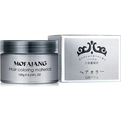 Hair Wax Styling Pomade Disposable Natural Hair Strong Gel Cream Hair Dye For Women Men 120g Portable Pomade