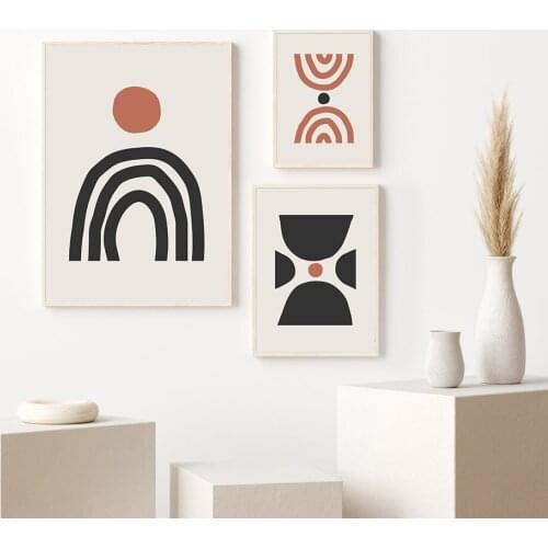 Abstract Aesthetic Watercolor Poster Minimalist Wall Art Canvas Painting Contemporary Print Home Living Room Decoration