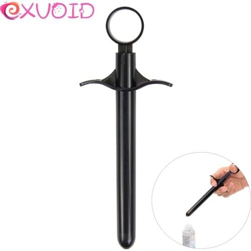 EXVOID Anal Vagina Shooter for Water Based Lubricant Oil Personal Hygienic Health Sex Toys for Couples Lubricant Dry Pain Relief