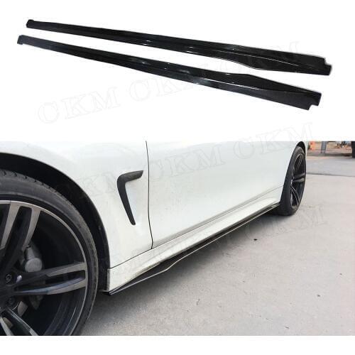 4 Series Carbon Fiber Side Skirts Apron Lip for BMW F32 F33 Coupe 2 Door 2014-2019 Car Styling