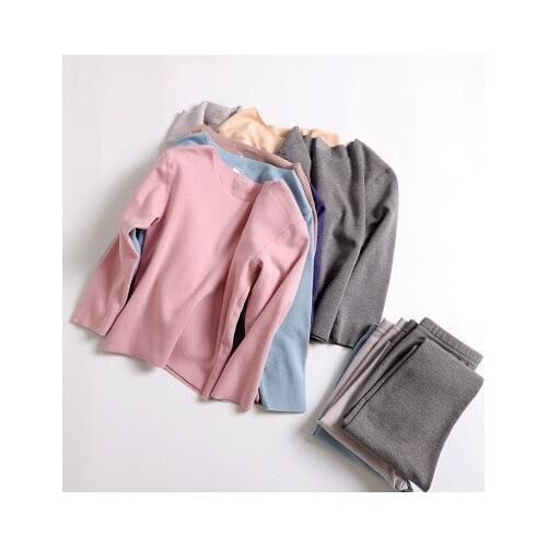 Childrens Pajamas Sets 2019 Autumn Winter New Baby Boys and Girls Casual Loose Soft Nightwear Kids Boys Long Sleeve Sleepwear