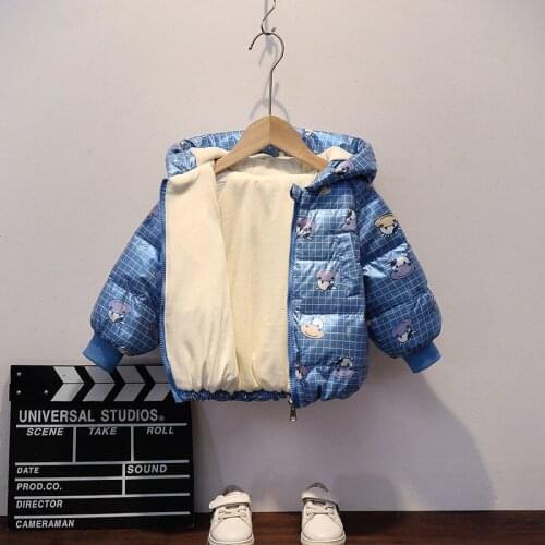 White duck down childrens down jacket special offer short boys and girls plus down thick warm jacket winter
